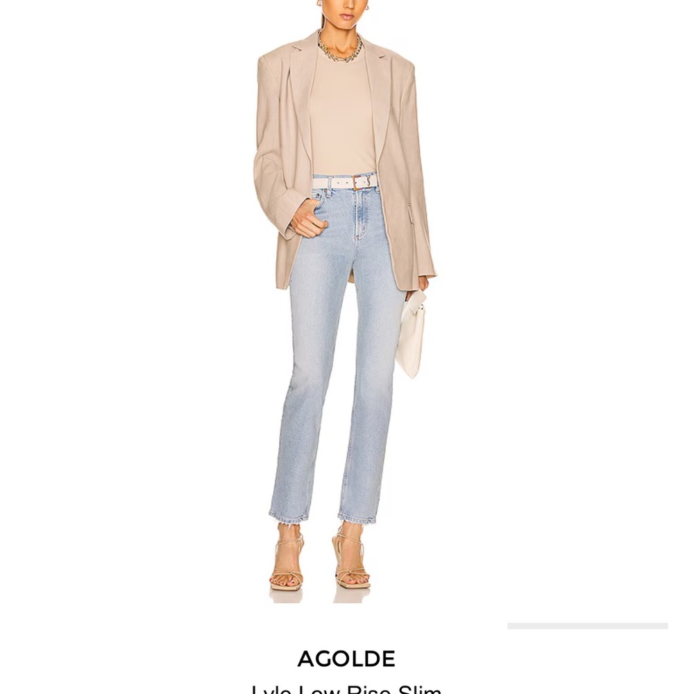 AGOLDE Lyle Low Rise Slim Women’s Jeans